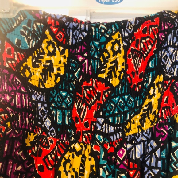 Abstract Pattern Strapless Dress - Picture 5 of 5